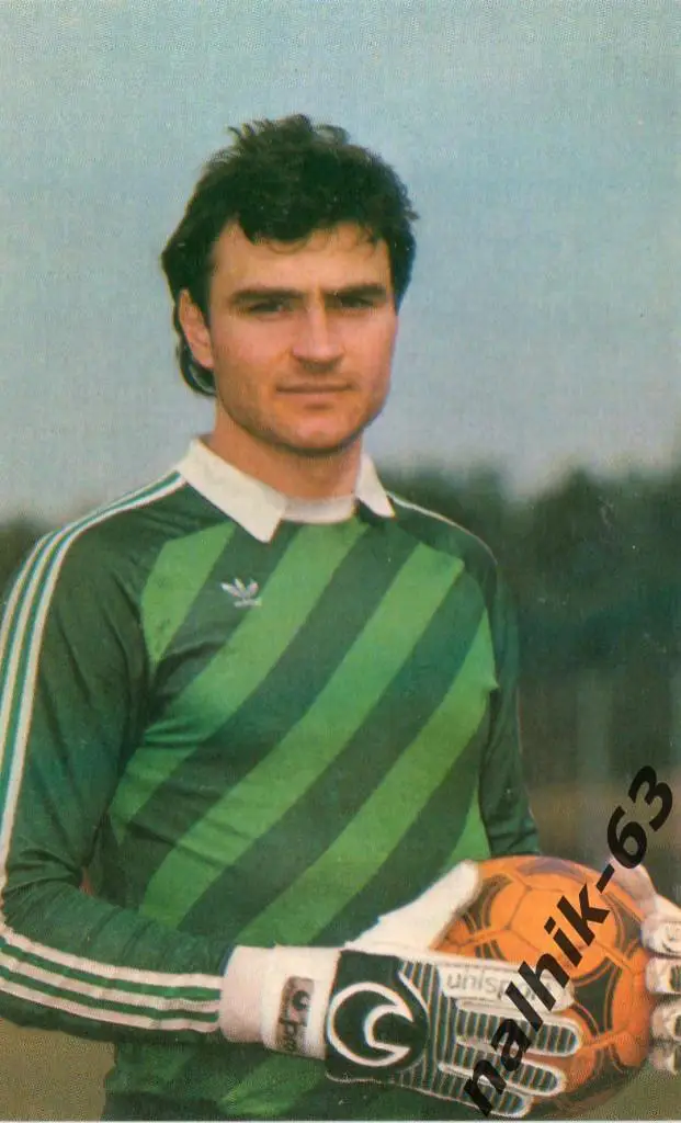 Календарик Динамо Киев Александр Жидков/1990 год