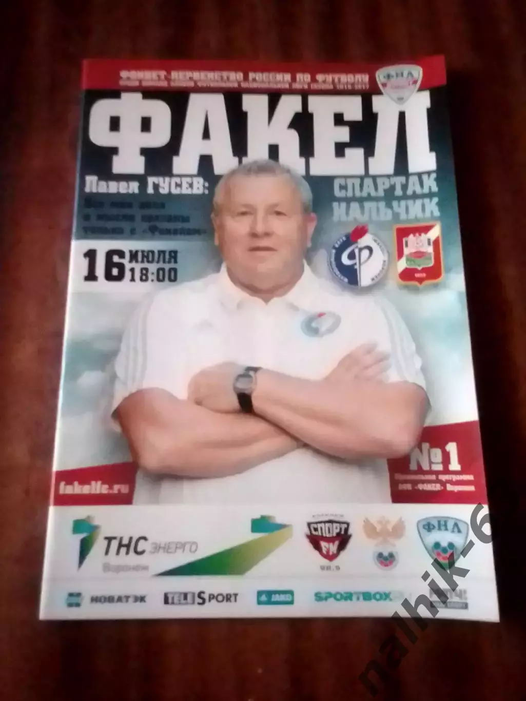 Факел Воронеж-Спартак Нальчик 2016-2017 год ФНЛ