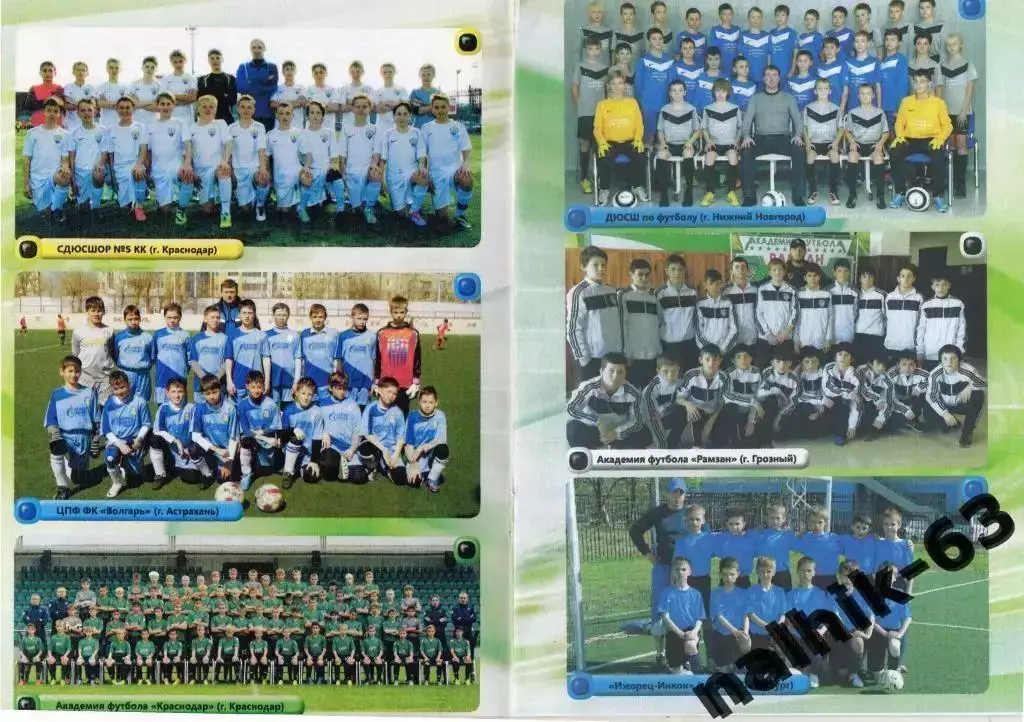 Москва, Санкт-Петербург, Нижний Новгород. Краснодар, Грозный/ юноши Краснодар 14 1
