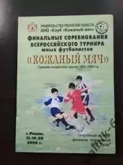 Кожаный мяч 2006 Рязань. Кострома, Саратов, Уфа, Тамбов, Белгород, Нальчик и др.