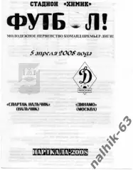 Спартак-д Нальчик-Динамо-д Москва 2008 год альтернатива