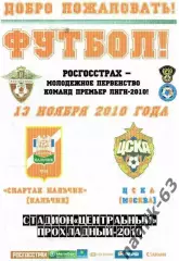 Спартак-д Нальчик-ЦСКА-д Москва 2010 год альтернатива