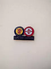 Значок. Евро 2008, Шотландия-Грузия