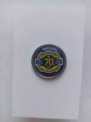 Значок.КХЛ Северсталь Череповец-70 лет хоккею