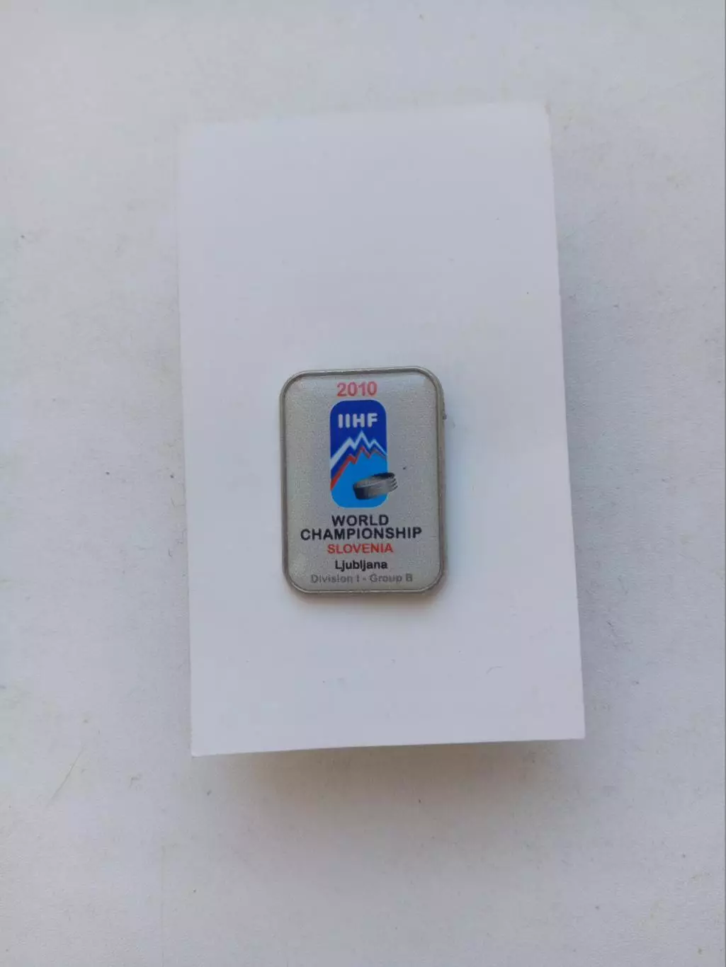 Значок. Ч.М. Словения Дивизион 1 В группа Любляна-2010 г.