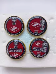 Значок. КХЛ ХК Спартак Москва Плэй Офф 2025\26