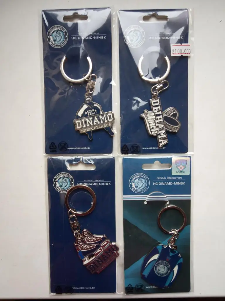 Брелок. ХК Динамо-Минск оригинал- 4 штуки