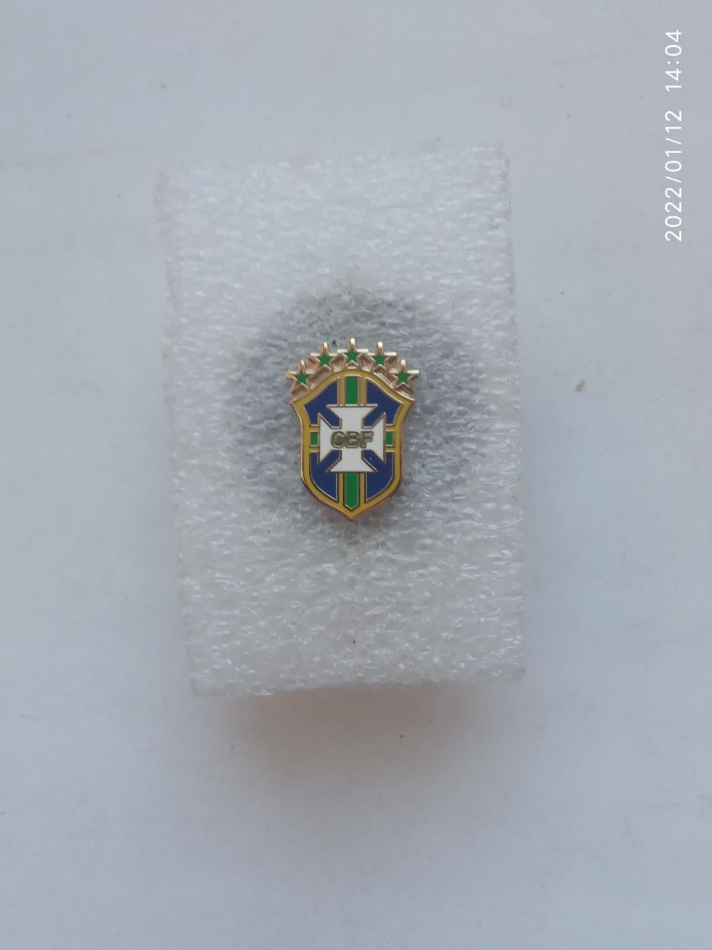 Значок. Федерация Футбола Бразилия