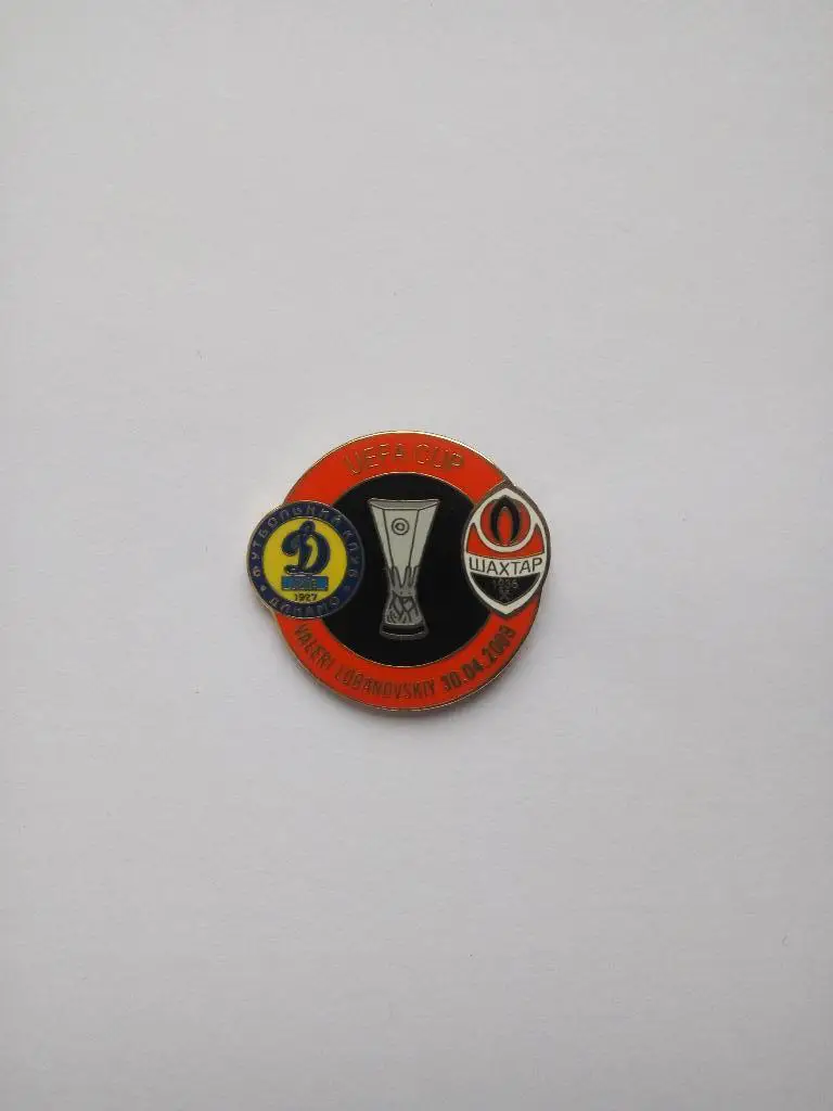 Значок. Кубок УЕФА, ФК Динамо Киев- ФК Шахтер, 2009 г.