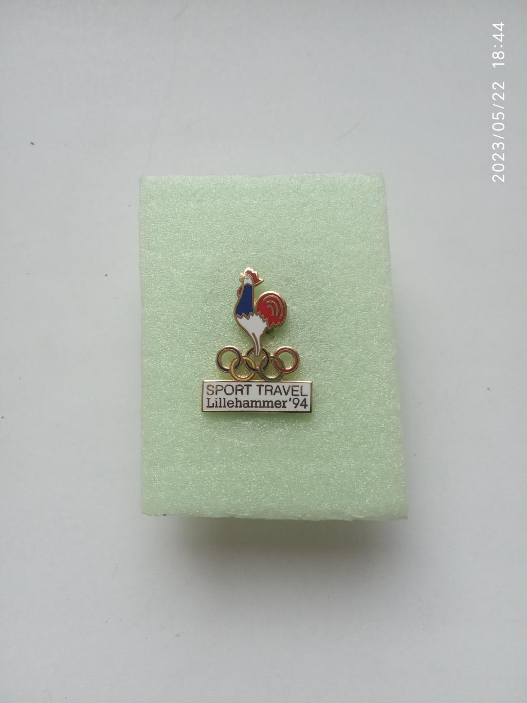 Значок.НОК Олимпийский Комитет Франция-Лиллехаммер-94