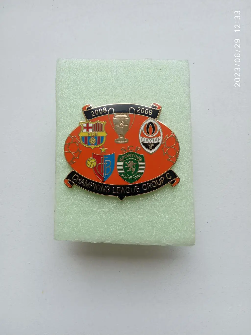 ФК Шахтёр Донецк.Барселона.Базель.Спор тинг -ЛЧ.-08\09 группа С