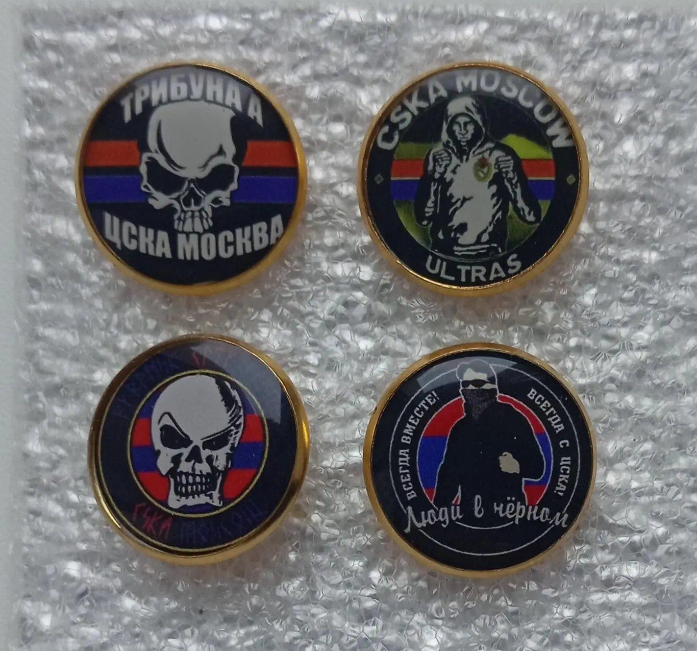 Значок. ФК ЦСКА Москва 4 фанатских знаков