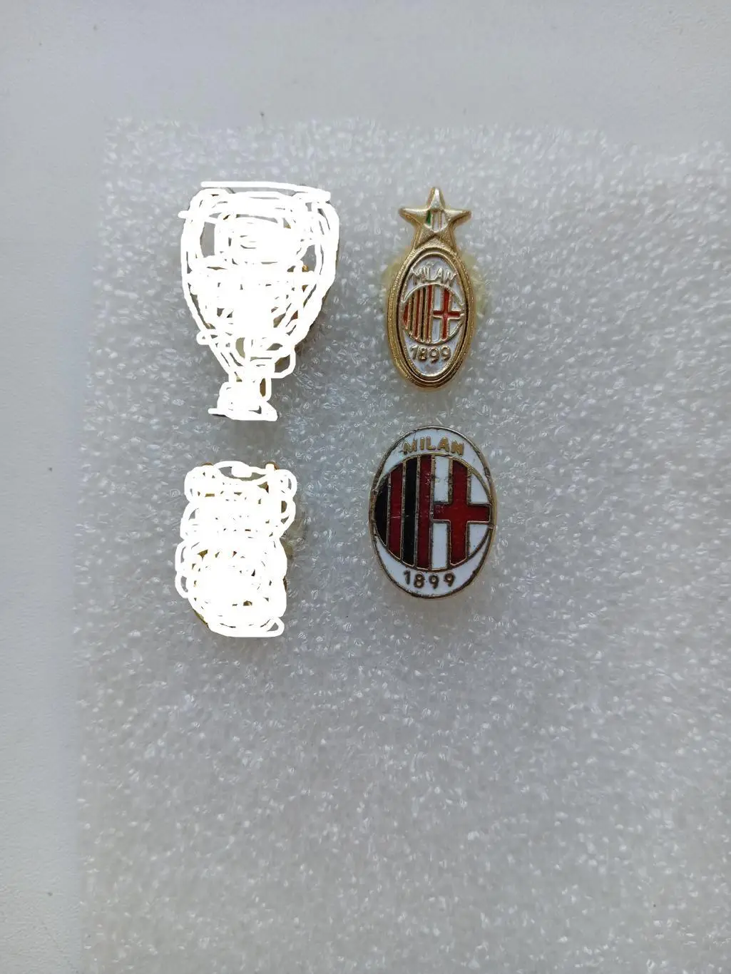 Значок. Ф.К. Милан- 2 значка