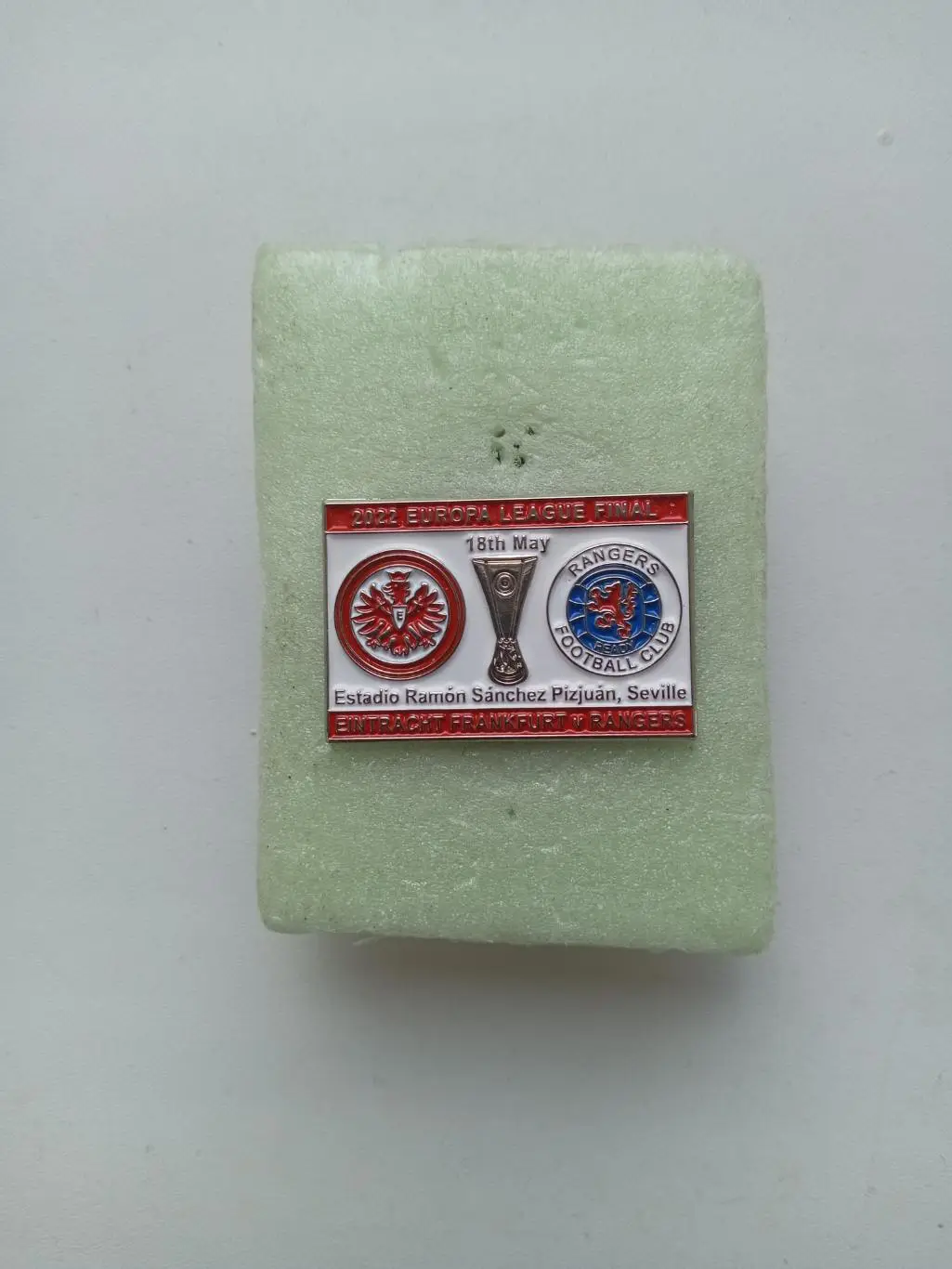 Значок. ФК Айнтрахт Франкфурт-Рэйнджерс Глазго -ФИНАЛ Л.Е. 18.5.2022г