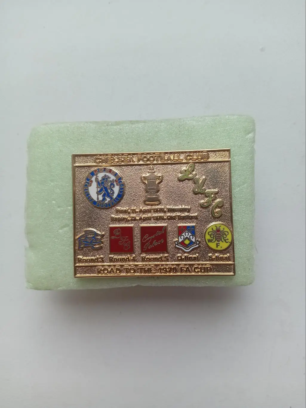 Значок. ФК Челси Лондон-Лидс Юнайтед -ФИНАЛ Кубка Англии -1970г