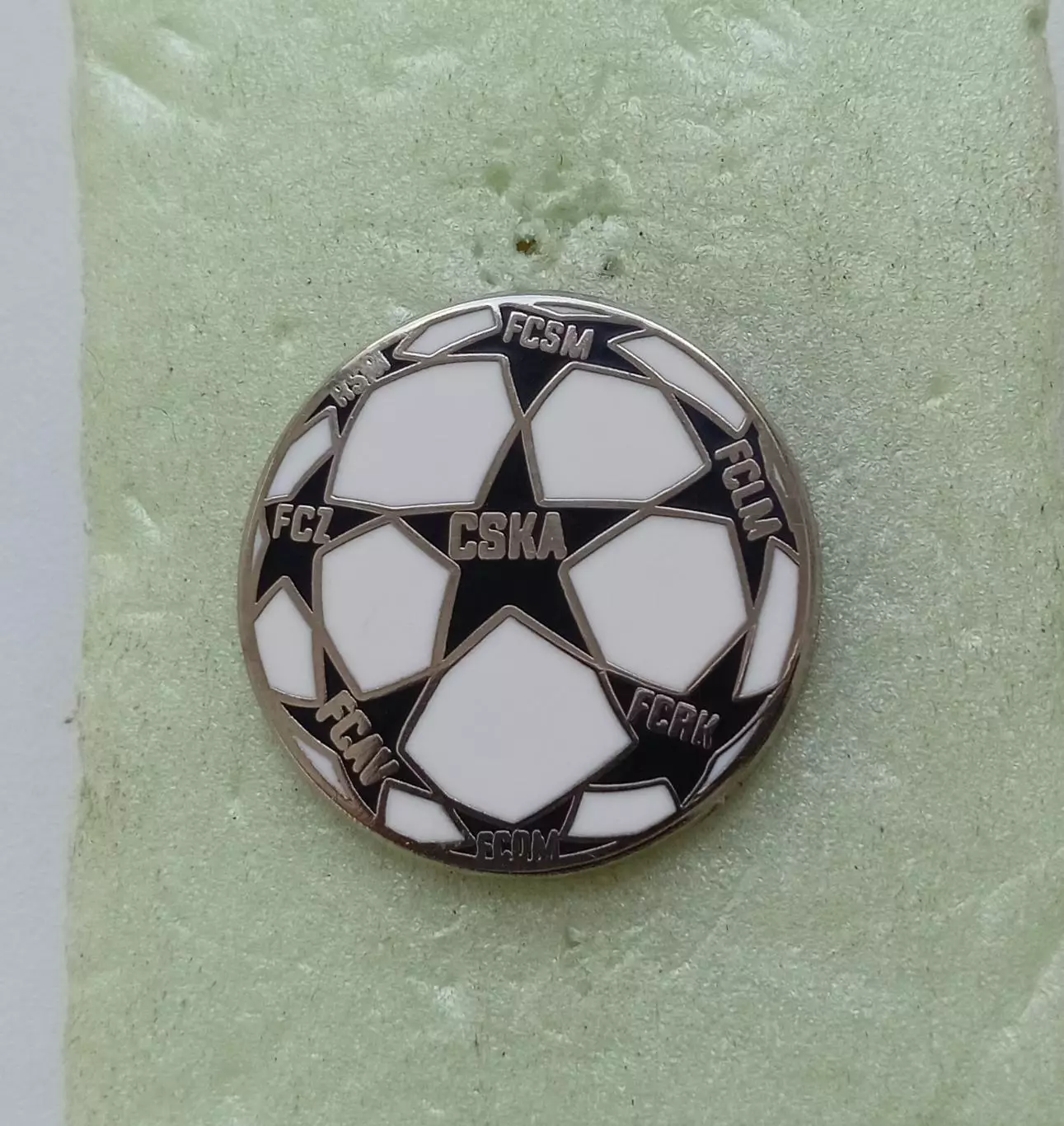 Значок. ЦСКА Москва в Л.Ч.