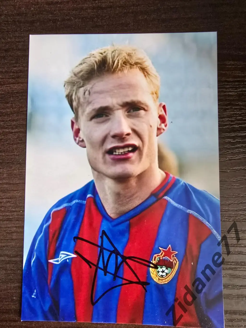 Автограф Иржи Ярошик (ЦСКА, Чехия)