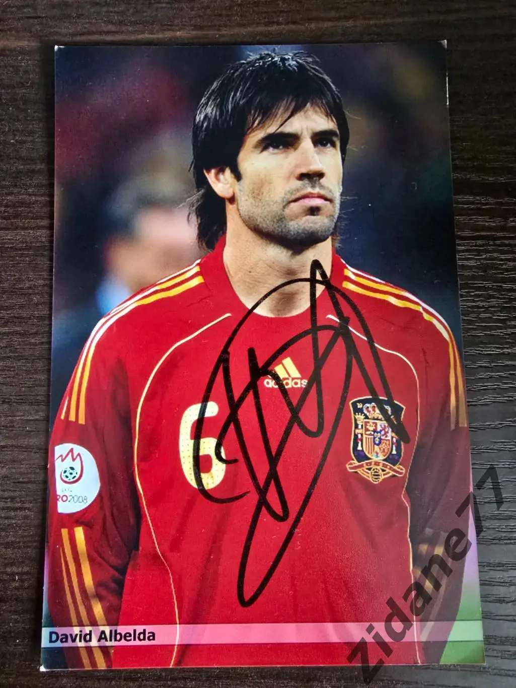 Автограф Давид Албельда (Испания)