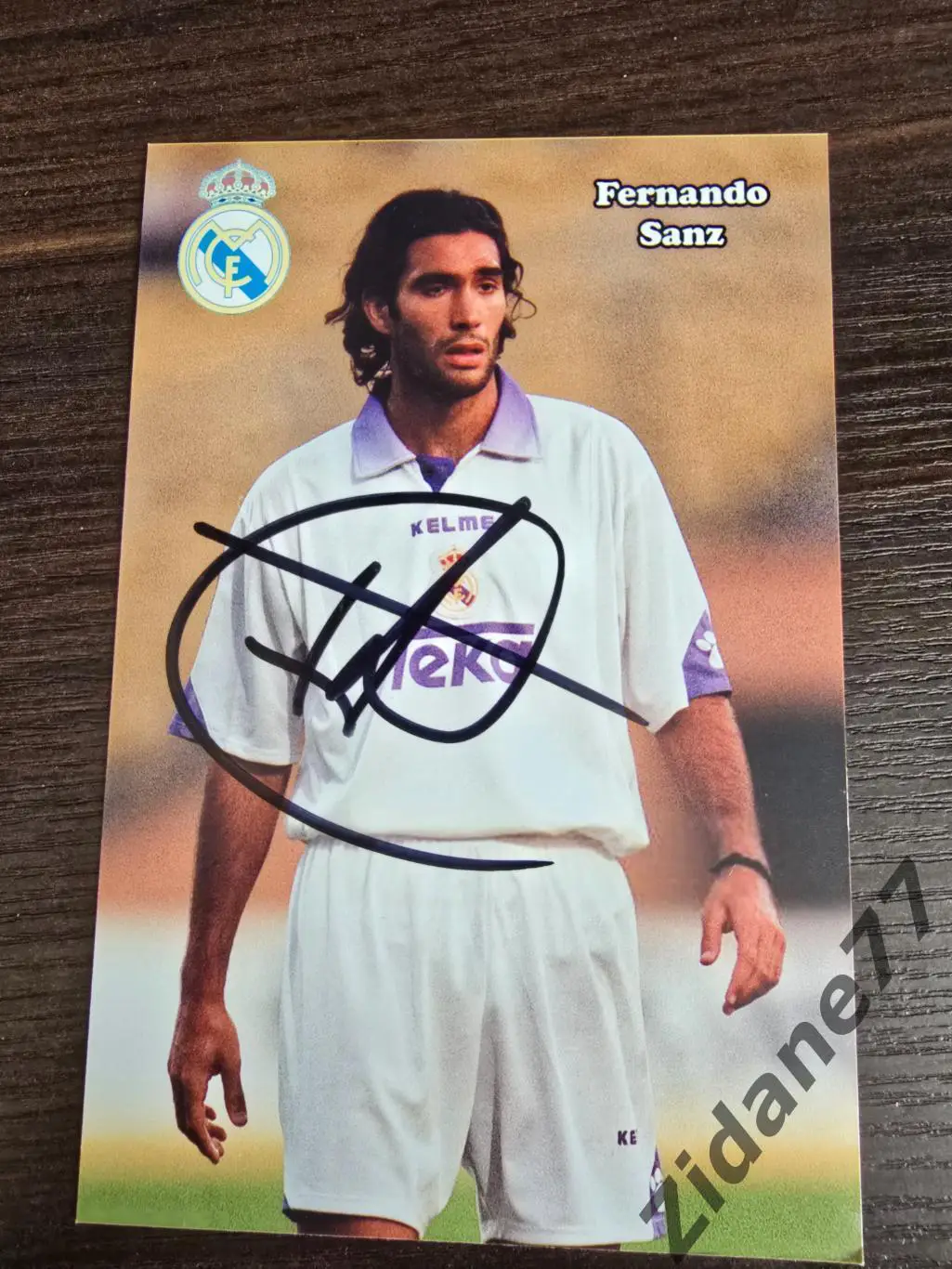 Автограф Фернандо Санц (Реал, Испания)