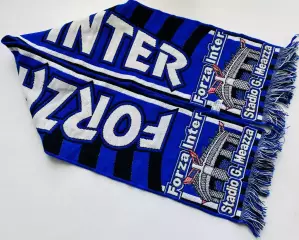 Шарф ФК Интер (Интернационале) Милан, Италия. “Forza Inter”. Изготовлен в Италии