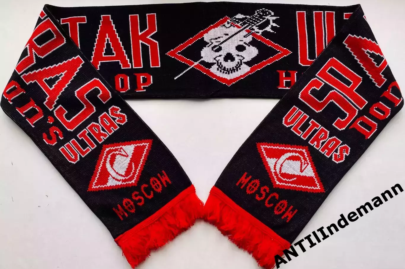 Шарф Спартак Москва Ultras “Don’t stop Hooligans”