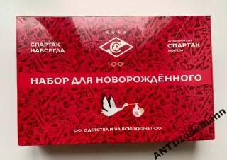 Набор для новорожденного фк Спартак Москва