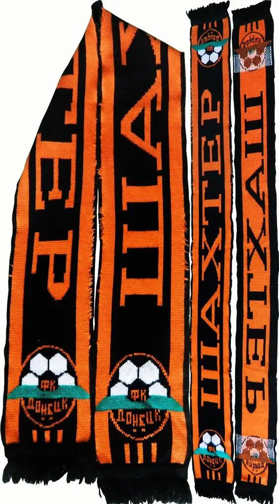 Шарф ФК Шахтер Донецк, Украина (пошив 2002-2003 гг.)