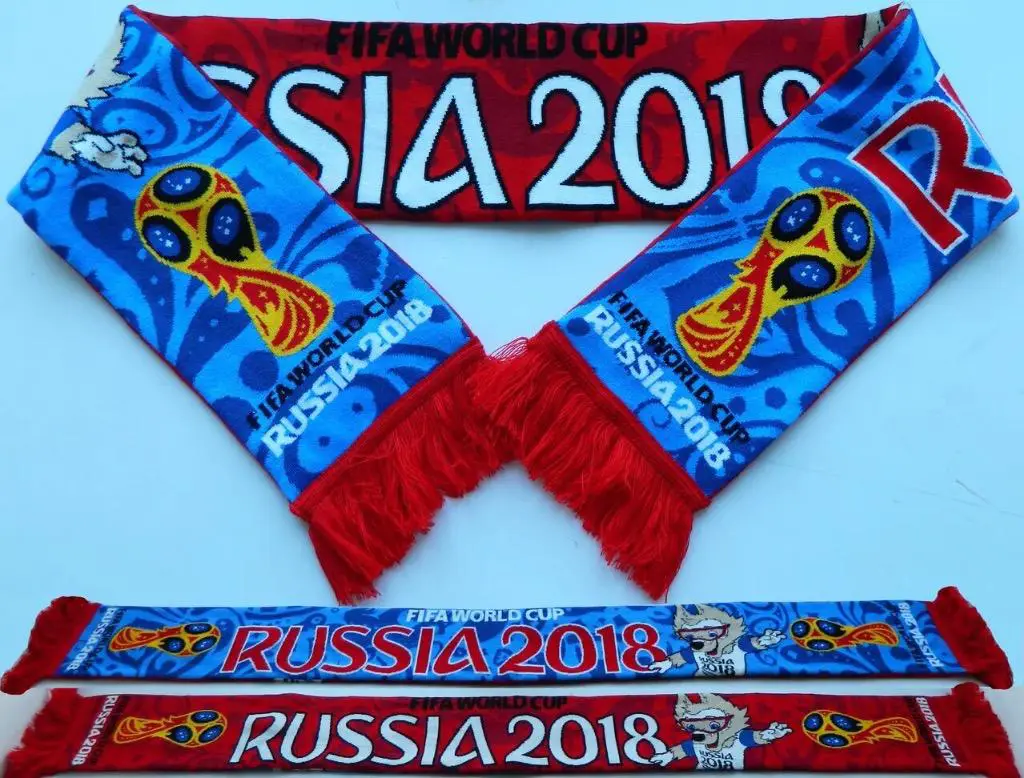 Шарф Сборной (сборная) России (Россия) по футболу с ЧМ 2018 г. Забивака