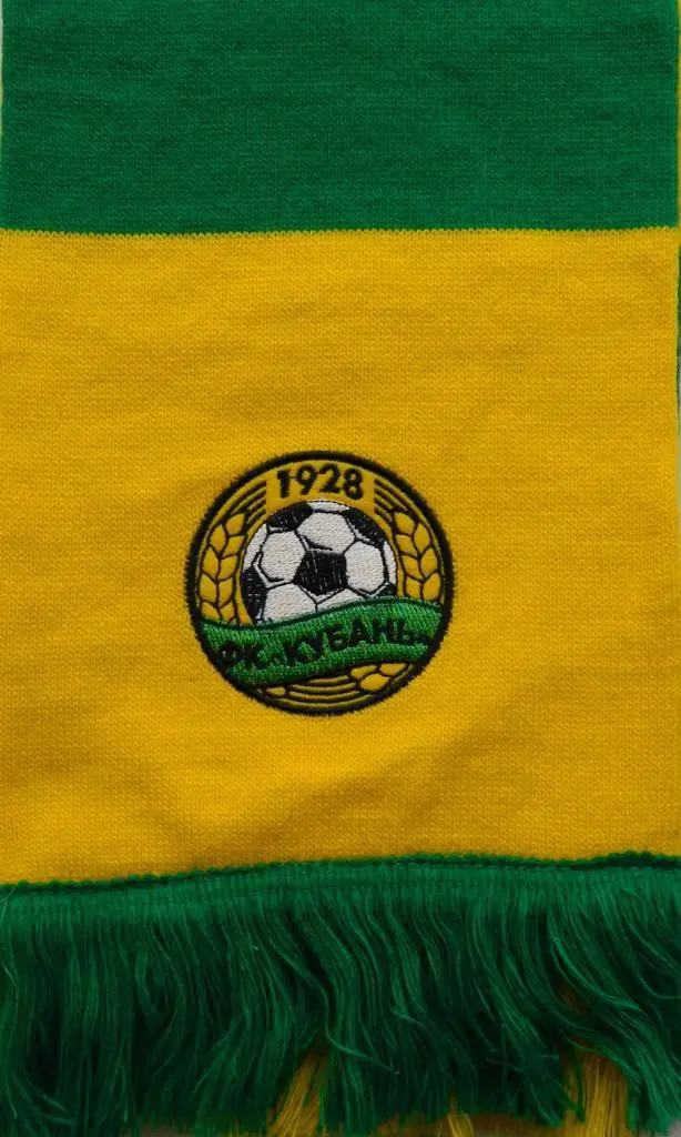 Шарф ФК Кубань Краснодар, barscarf с вышивками 4