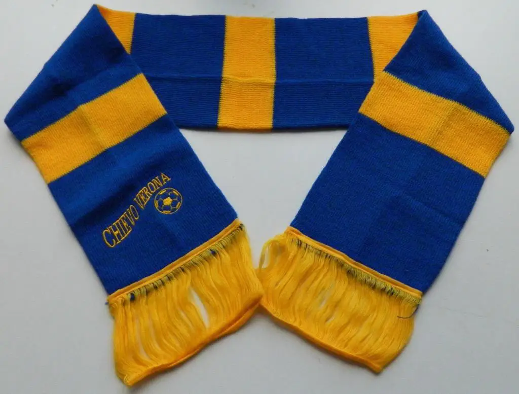 Шарф ФК Кьево Верона, Италия. Barscarf с вышивкой