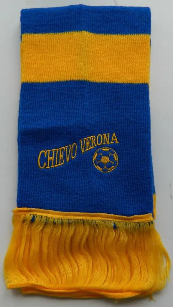 Шарф ФК Кьево Верона, Италия. Barscarf с вышивкой 1