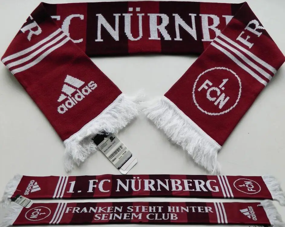 Шарф ФК Нюрнберг Германия. Новый фирменный Adidas (имеется бирка с ценником)