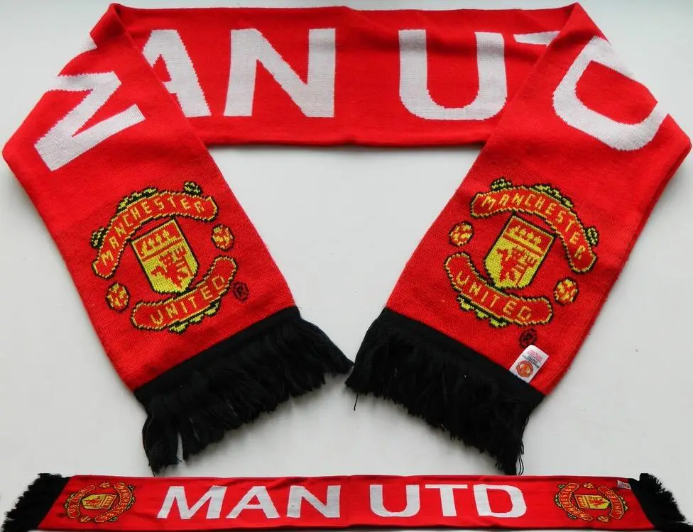 Шарф ФК Манчестер Юнайтед (Manchester United), Англия. Пошит в Великобритании.