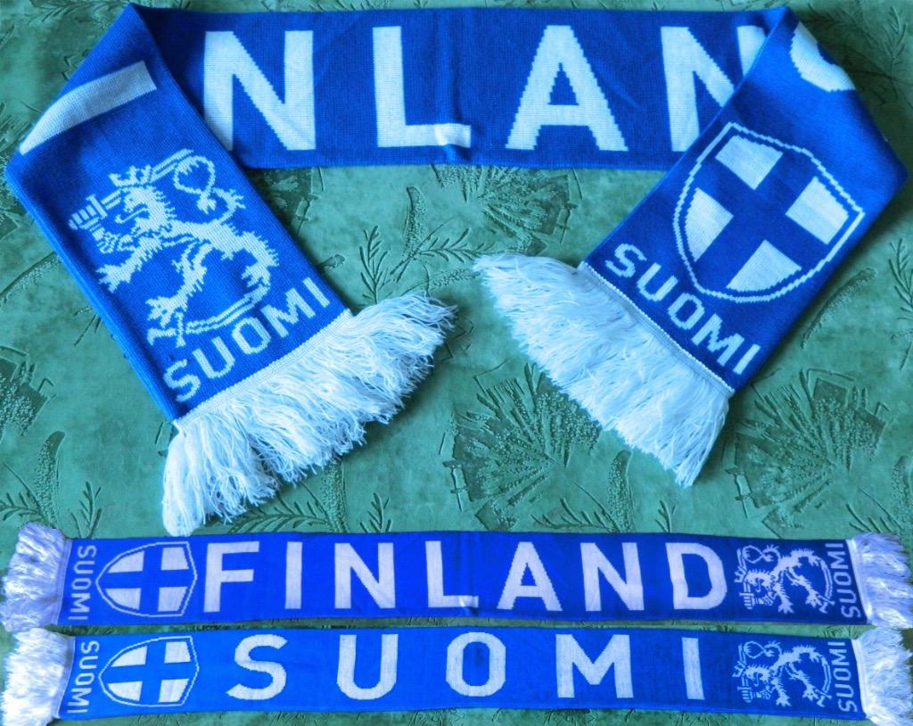 Шарф Сборной (сборная) Финляндии (Финляндия) Суоми