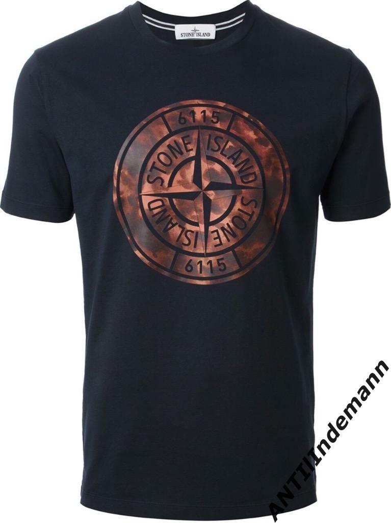 Футболка Stone Island (Стон Айленд) Camo Logo Tee.