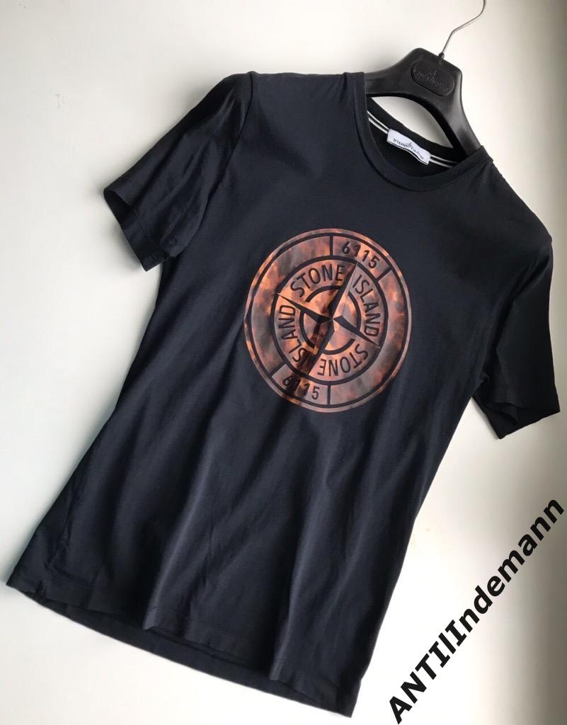 Футболка Stone Island (Стон Айленд) Camo Logo Tee. 1