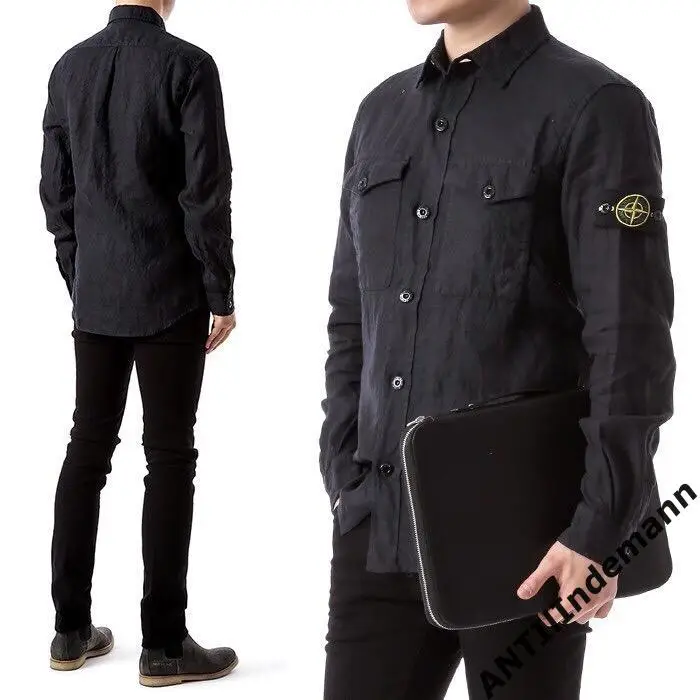 Хлопковая рубашка Stone Island (Стон Айленд) 3