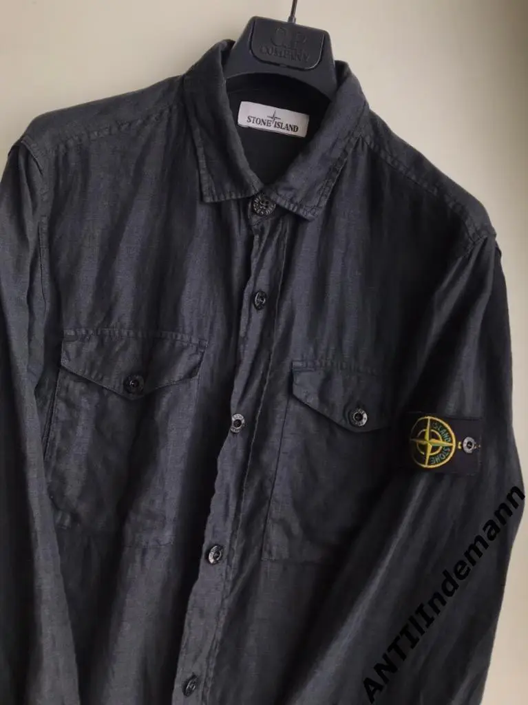 Хлопковая рубашка Stone Island (Стон Айленд) 5