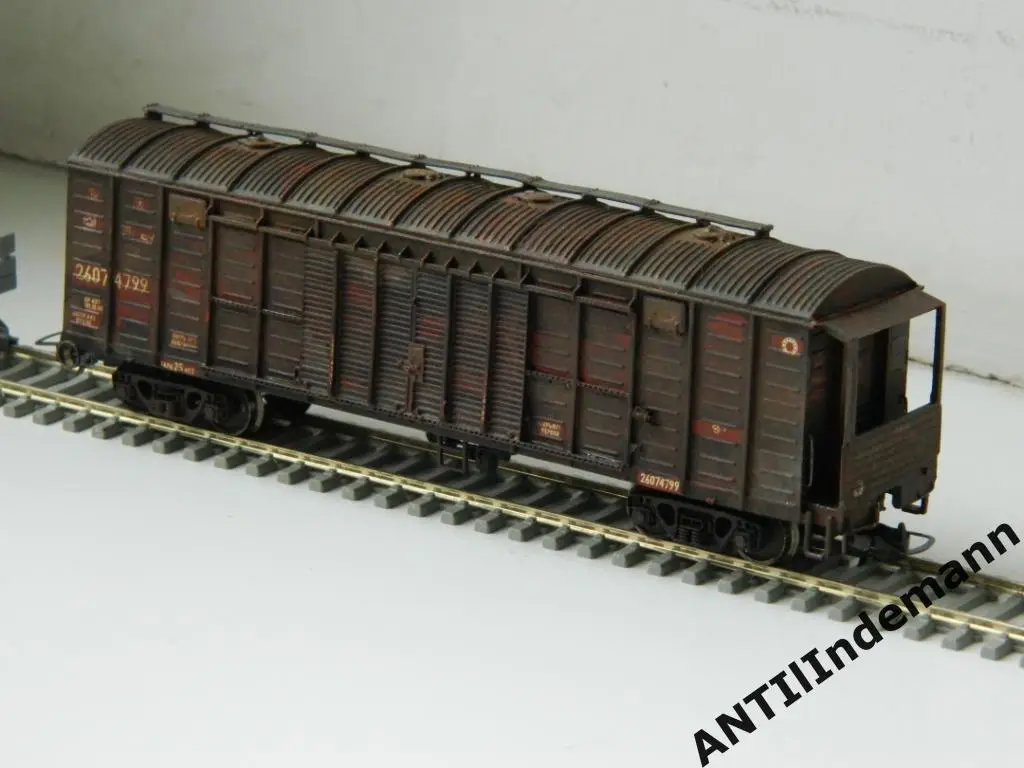 MODELA (МОДЕЛА) крытый вагон РЖД. Масштаб H0 1/87 (16,5 мм) 4