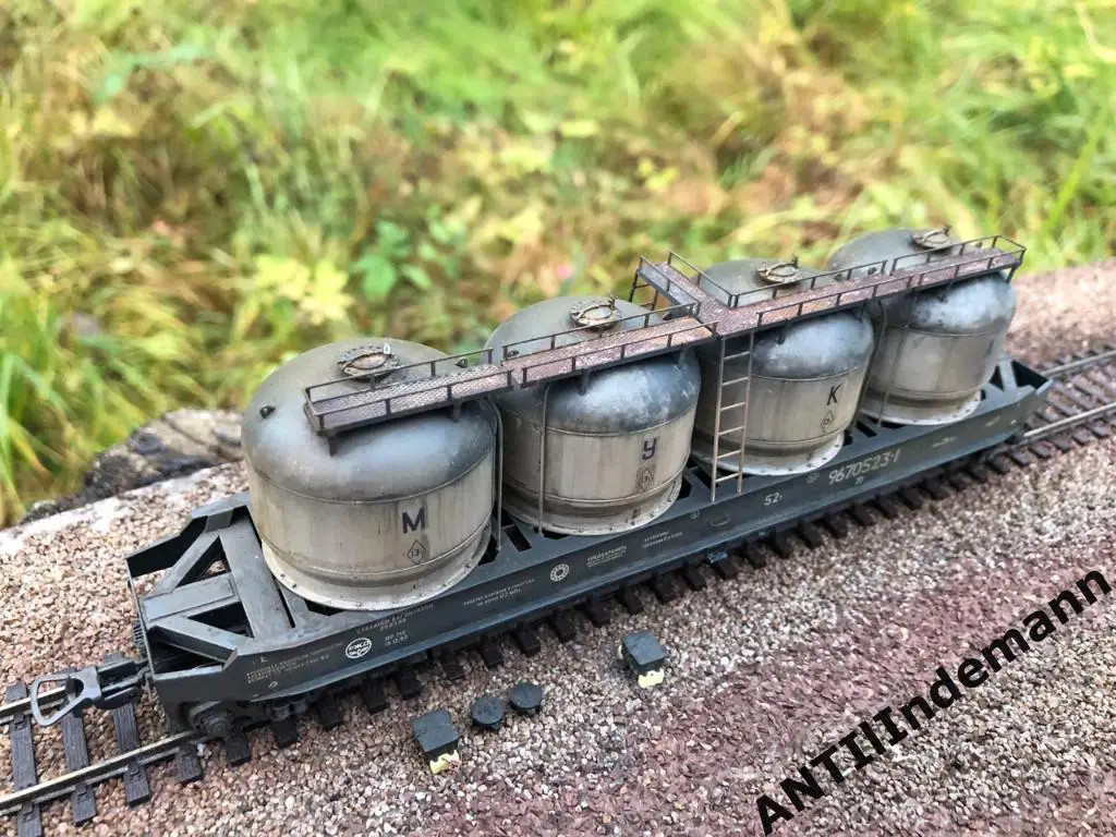 ONEGA (Онега) вагон для перевозки муки, РЖД. Масштаб H0 1/87 (16,5 мм) 3