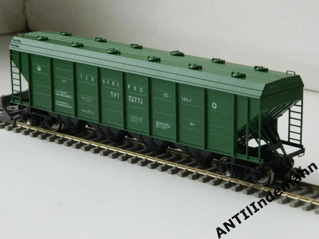 SGM (СГМ) вагон-хоппер для техуглерода (техуглерод), РЖД. H0 1/87 (16,5 мм) 2