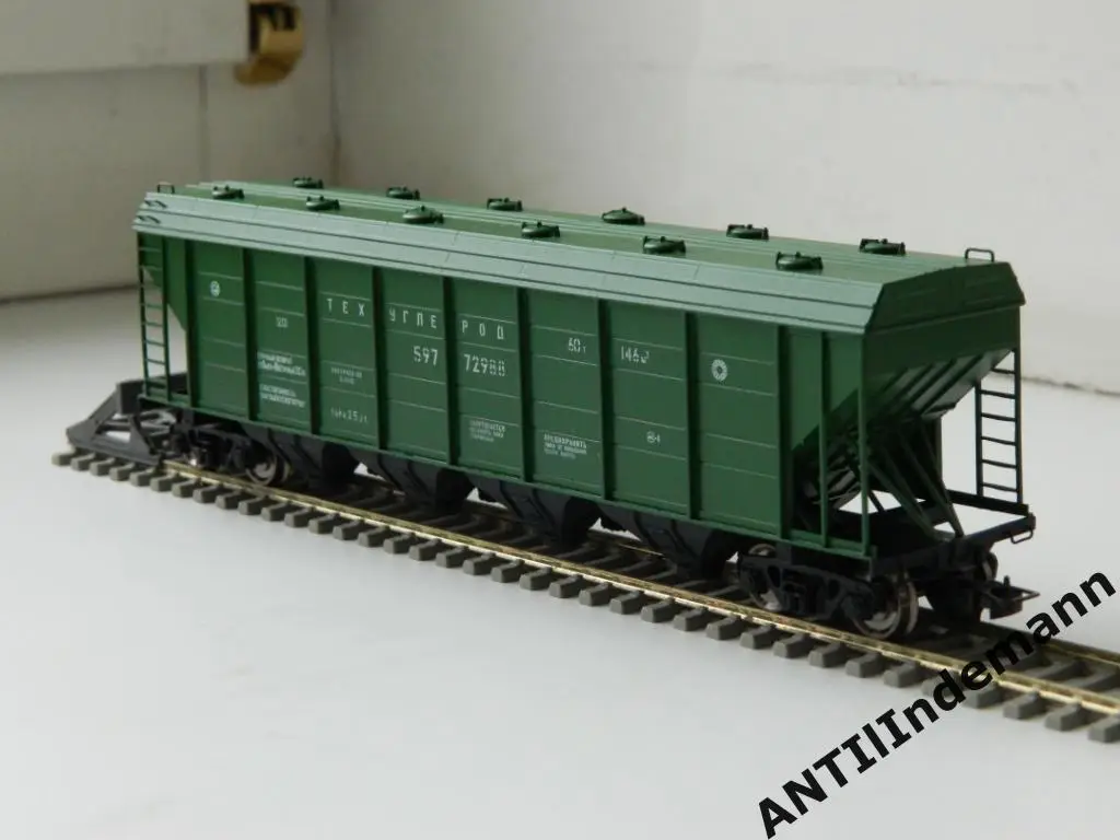 SGM (СГМ) вагон-хоппер для техуглерода (техуглерод), РЖД. H0 1/87 (16,5 мм) 6