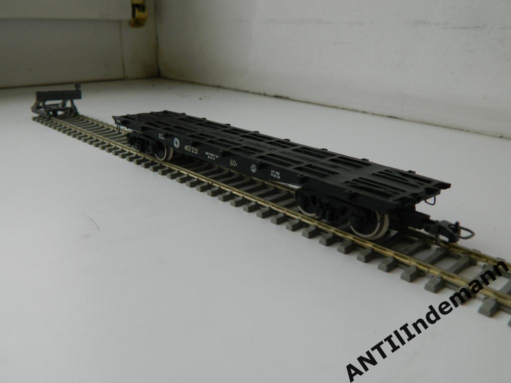 Вагон платформа для контейнеров РЖД. Масштаб H0 1/87 (16,5 мм) 4