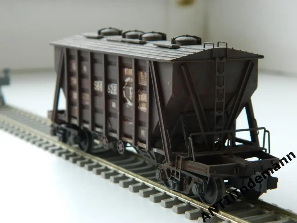 Вагон хоппер 1 грузовая компания для цемента, РЖД. Масштаб H0 1/87 (16,5 мм) 5