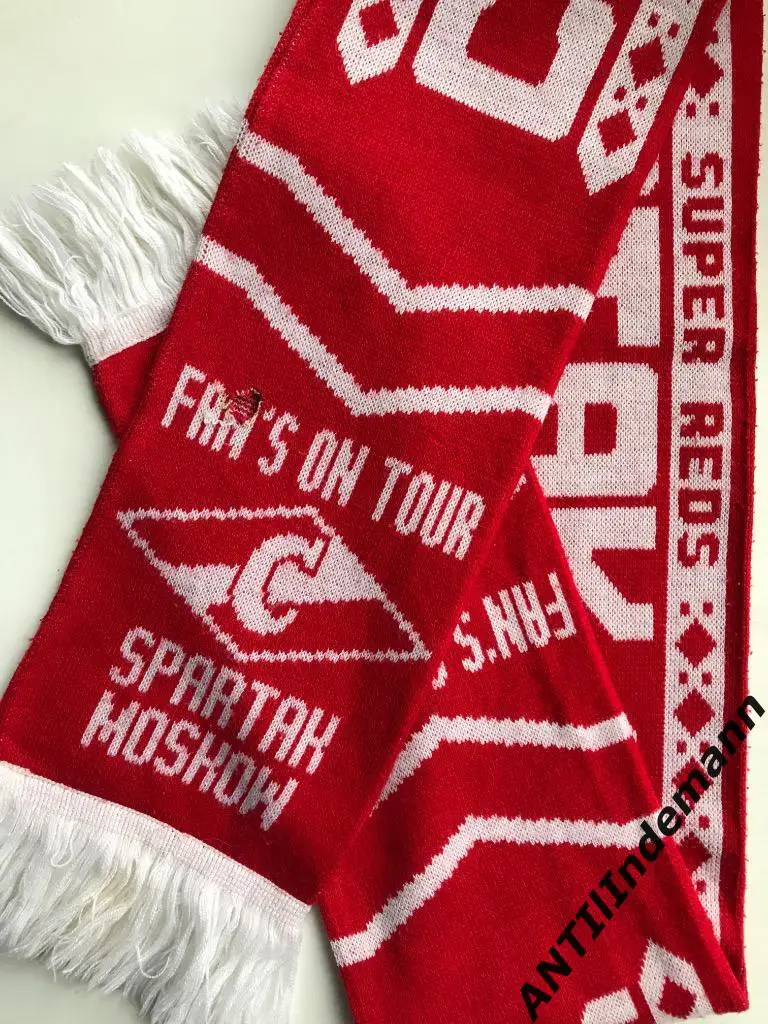 Шарф ФК Спартак Москва “Fan’s on tour” 1990-х гг. 2