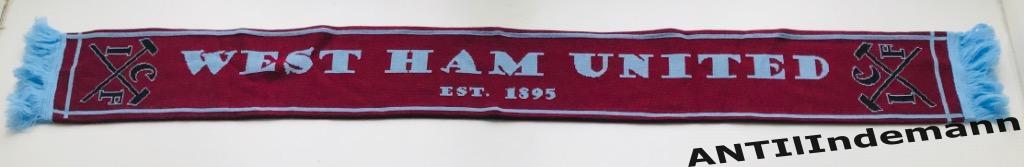 Шарф ФК Вест Хэм Юнайтед (West Ham United) “Inter city firm” Лондон, Англия 2