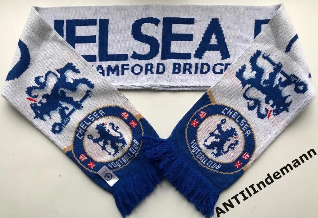 Шарф ФК Челси (Chelsea) Лондон, Англия. Пошит в Великобритании.