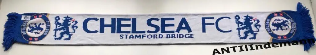 Шарф ФК Челси (Chelsea) Лондон, Англия. Пошит в Великобритании. 1