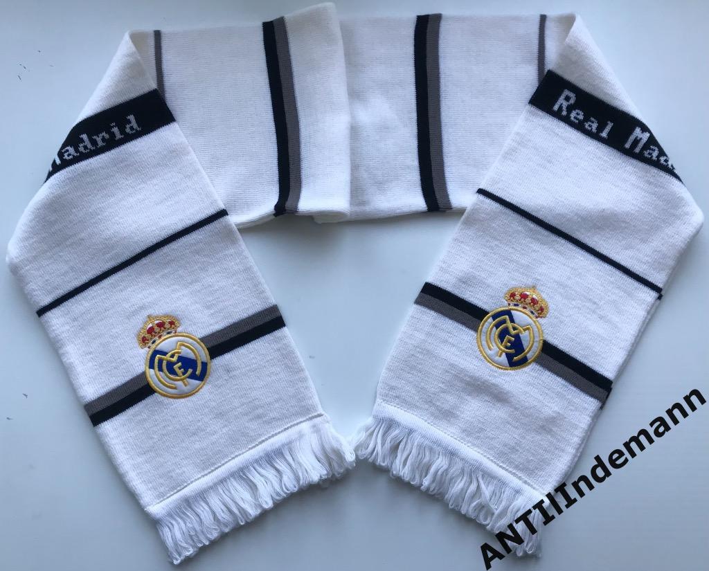 Шарф ФК Реал Мадрид, Испания. Новый barscarf с вышивками