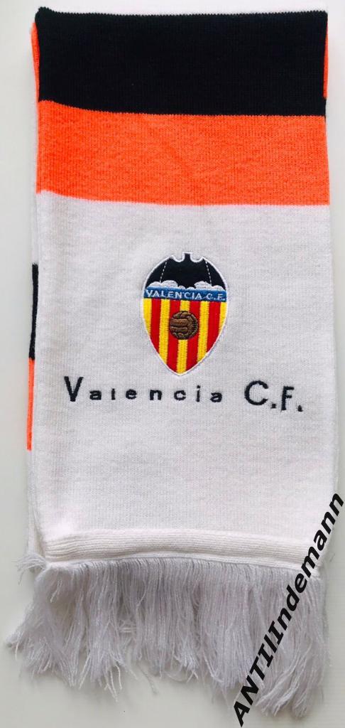 Шарф ФК Валенсия Испания, barscarf с вышивками 1